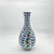 Blue Handmade Ceramic Twisted Nightingale Vase with Lid (30cm) Spiral Polychrome Floral For Sale - Image 8 of 9