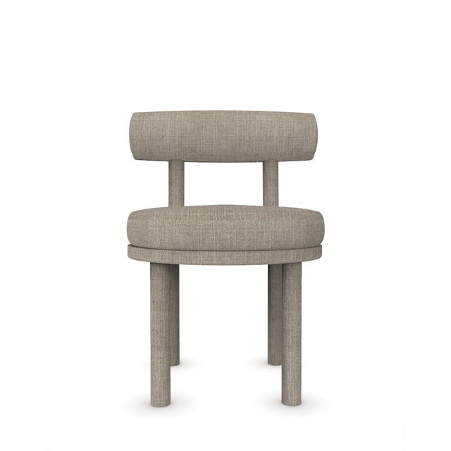 Moca Chair in Famiglia 08 Fabric by Studio Rig for Collector For Sale - Image 6 of 6