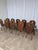 Wood Vintage Brutalist Rustic Farmhouse Wooden Dining Chair, 1970s, Set of 8 For Sale - Image 7 of 18