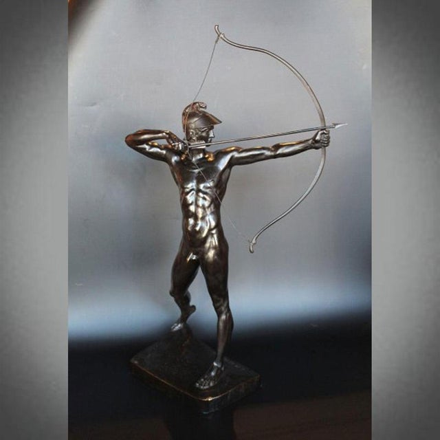 Vintage The Archer by Ernst Moritz Geyger, 1890s For Sale - Image 6 of 6