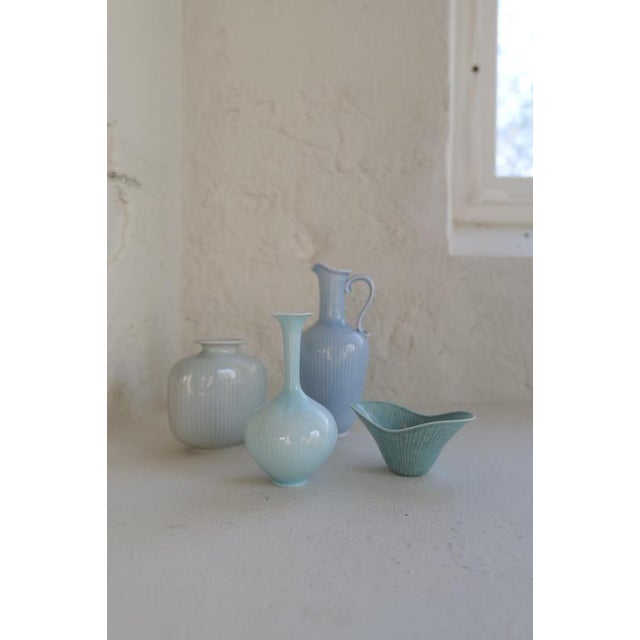 Ceramic Mid-Century Modern Ceramic Vases attributed to Gunnar Nylund for Rörstrand, Sweden, 1950s, Set of 4 For Sale - Image 7 of 10