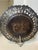 Vintage Egyptian Brass and Copper Metalworks Plate With Pharaoh and Queen For Sale - Image 9 of 11