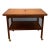 1960s Danish Modern Teak Expandable Serving Trolley on Brass Casters For Sale