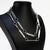 Metal Signed Modern Christofle 38" Sterling Silver Rope Length Link Necklace For Sale - Image 7 of 15