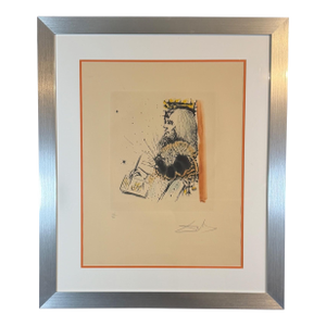 Dali La Vida Sueno Portrait Calderon Hand Signed Numbered Etching Surrealism Art - Signed by Salvador Dali