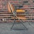 Daystrom Chrome Tubular Octagonal Glass Dining Table With 4 Chairs With Wooden Arm Rests For Sale - Image 12 of 12