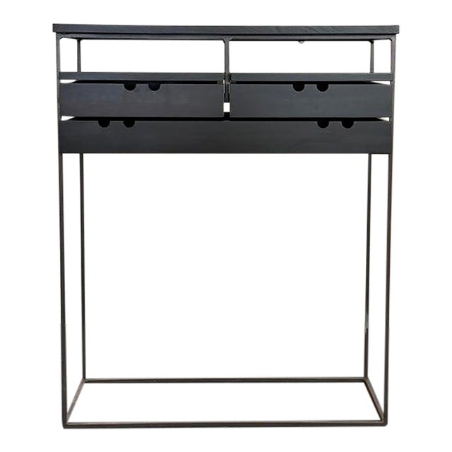 cFsignature Custom Ebonized Maple Entryway Console Table For Sale