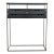 cFsignature Custom Ebonized Maple Entryway Console Table For Sale