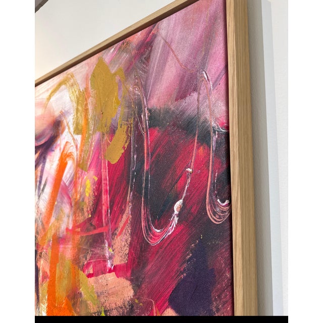 Mirtha Moreno Oil on Canvas Painting “AbEx Horizontal Series 03” 2025 For Sale - Image 9 of 10