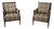 Pair of Stickley Cherry Louis XVI Bergere Armchairs For Sale