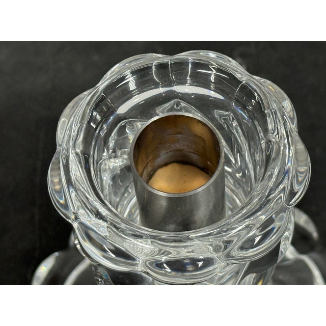 Baccarat Bambou Tors Votive Candleholder For Sale - Image 11 of 12
