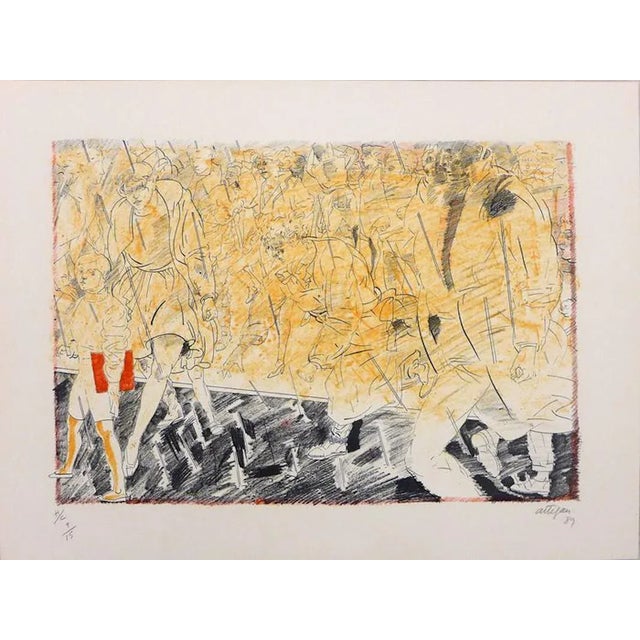 Untitled Lithograph by Francesc Artigau, 1989 For Sale - Image 5 of 7