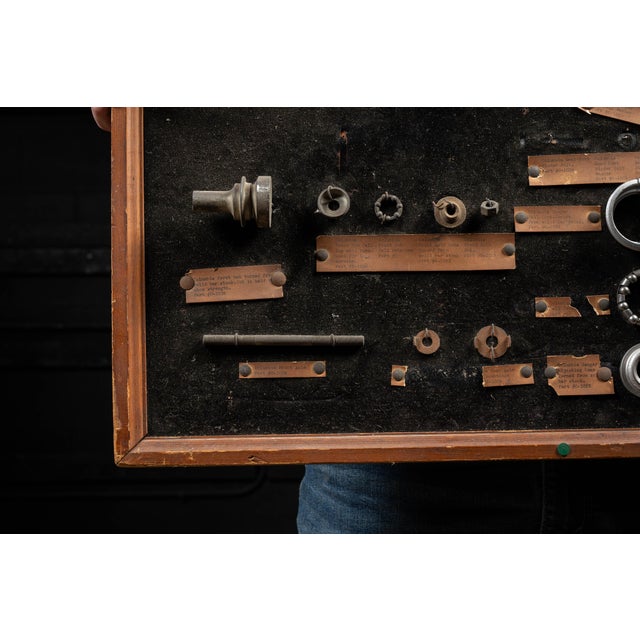 Columbia Bicycles Framed Parts Salesman Display, C. 1920s For Sale - Image 4 of 11
