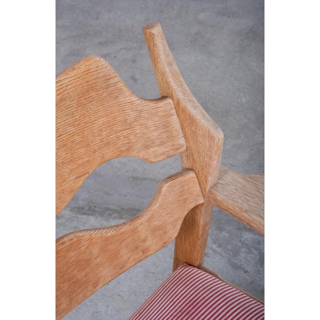 Wood Vintage Razor Blade Oak Chair by Henning Kjærnulf for Nyrup Furniture Factory, 1960s For Sale - Image 7 of 10