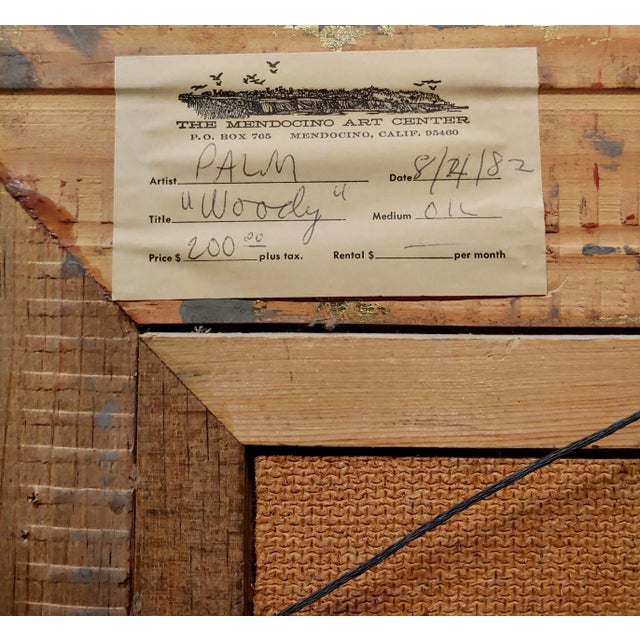 Wood Olaf Palm -The Clarinet Player - Oil Painting For Sale - Image 7 of 9