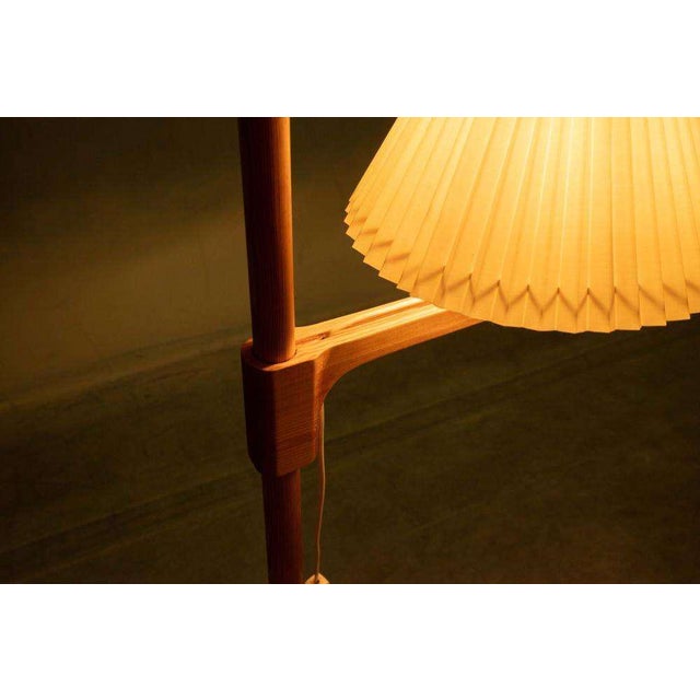 Vintage Floor Lamp in Pine by Carl Malmsten For Sale - Image 15 of 16