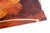 Art Deco Serving Tray with Leaves Under Resin on Burl Wood and Brass Handles, France, 1930s For Sale - Image 3 of 5