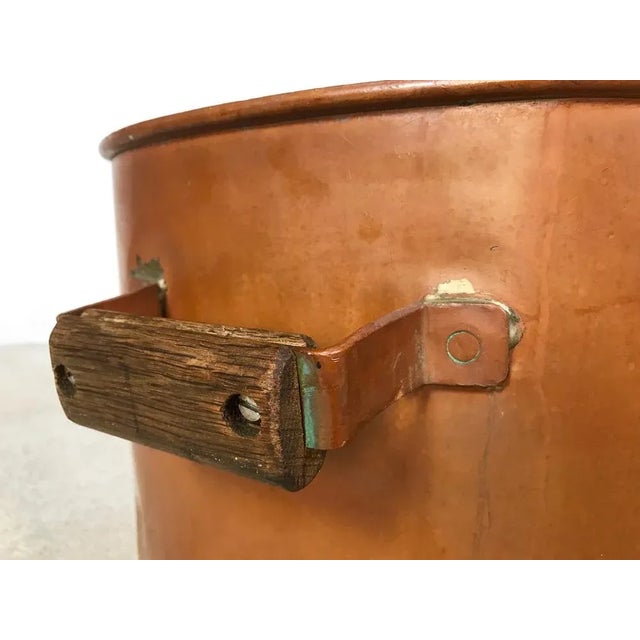 Large Antique Copper Fireplace Log Holders, 1850s, Set of 3 For Sale - Image 18 of 18