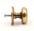 Traditional 1.25 In. Rope Brass Drawer Cabinet Knob For Sale - Image 4 of 5