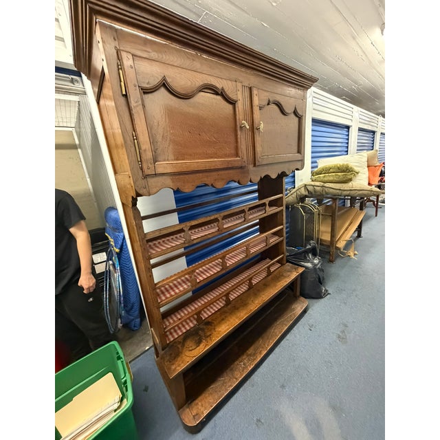 French Antique Fruitwood Dressoir, China Cabinet or Cupboard For Sale - Image 15 of 18