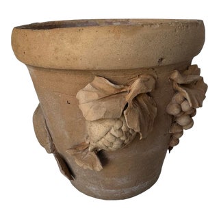 Vintage Italian Terra Cotta Planter For Sale