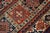 Late 19th Century 1880s Ivory Red Diamond Tribal Hand Knotted Antique Caucasian Kazak Rug 3'8" X 6'9" Wool Carpet For Sale - Image 5 of 5