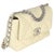 Traditional Light Yellow Quilted Lambskin Medium Chanel 19 Flap Bag For Sale - Image 3 of 9