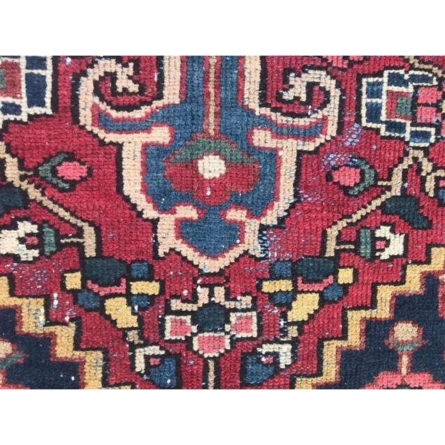 Rustic Vintage Kurdish Rug For Sale - Image 3 of 13