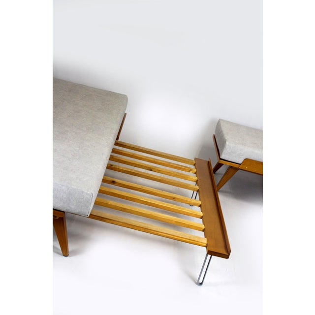 Vintage Modular Corner Sofa Bed with Ottoman, 1960s, Set of 2 For Sale - Image 13 of 18