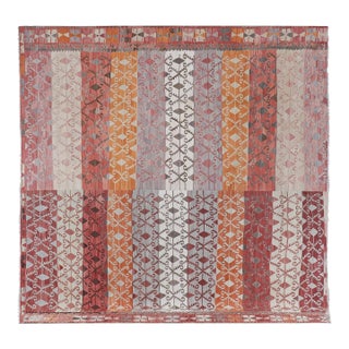 1960s Vintage Turkish Kilim Rug 10'5'' X 10'10'' For Sale