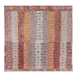 1960s Vintage Turkish Kilim Rug 10'5'' X 10'10''