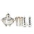 Silver-Plated Tureen, Ice Bucket and Cinnamon Sticks, Set of 3 For Sale - Image 6 of 6