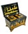 Paint 19th Century England Regency Chinoiserie Black Lacquer Tea Caddy For Sale - Image 7 of 12