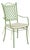 Italian Shedir Outdoor Chair in Hand-Forged Metal For Sale