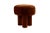 Ritmo Stool in Brown Velvet by Moanne For Sale - Image 4 of 4