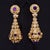 Late 19th Century Gorgeous Italian Etruscan Revival 18k 750 Solid Gold Amethyst Dangle Chandelier Earrings For Sale - Image 9 of 13