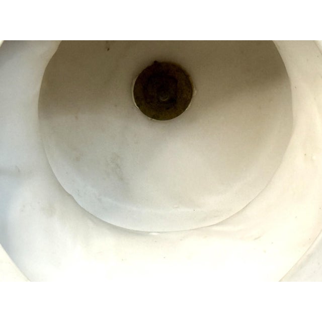 Rare EXTRA LARGE Antique Parian CHARLES SUMNER Bisque Portrait Bust Statue For Sale - Image 10 of 18