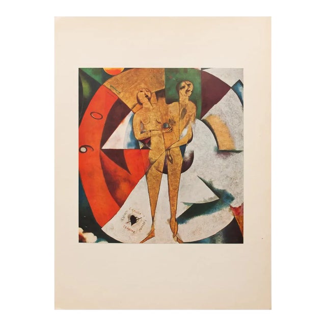 1940s Marc Chagall, Original Period "Homage to Apollinaire" Lithograph For Sale