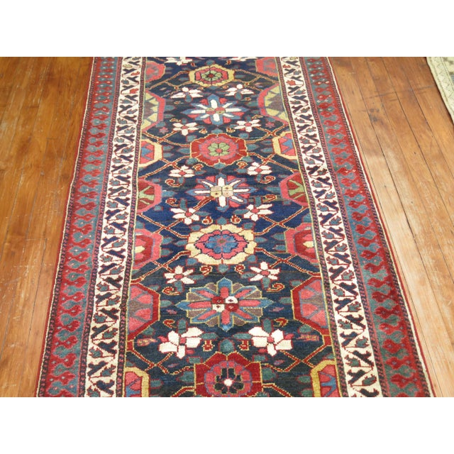 Varamin Northwest Antique Persian Runner For Sale - Image 4 of 18