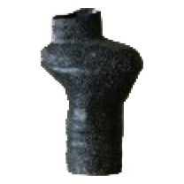 Black & White Spotted Vase by Jenny Rice For Sale