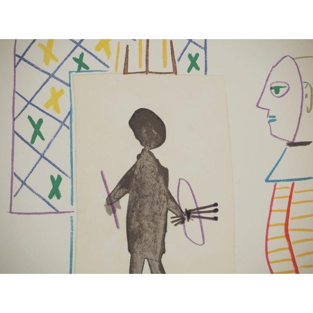 Pablo Picasso, The Costumed Painter and His Model, Lithograph For Sale - Image 4 of 6