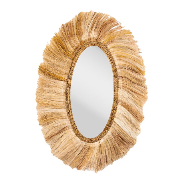 Tribal Abaca Mirror For Sale