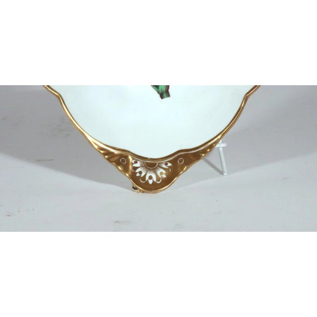 Early 19th Century Spode Porcelain Botanical Specimen Dish With a Spiderwort Plant After William Curtis For Sale - Image 5 of 6