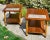 Lane "Monte Carlo" Walnut & Tile Inlay End/Side Tables 1960s Pair Mid-Century Modern For Sale - Image 10 of 12