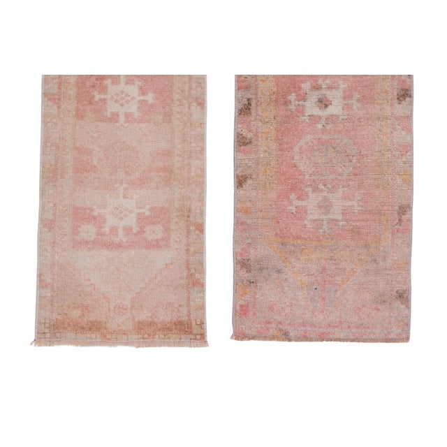 1970s Distressed Small Vintage Turkish Rug 1'6" X 3'1" For Sale - Image 5 of 11