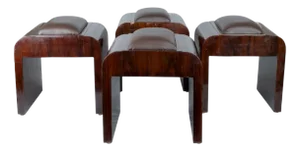Art Deco Stools, 1921, Set of 4