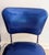 Royal Blue Vintage Sparkle Vinyl and Chrome Dinette Chairs- A Pair by Richardson Seating Corp. For Sale - Image 8 of 10