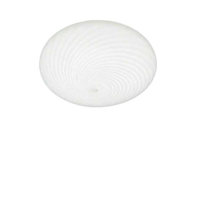Swirl Murano Glass Flush Mount, Italy, 1970s For Sale - Image 9 of 9