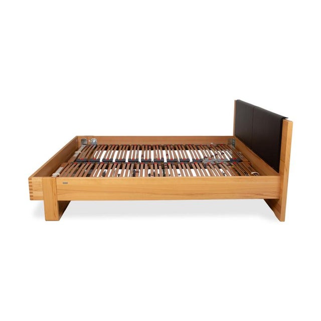 Flavo Bed with Bedside Tables in Brown and Black Wood from Hülsta For Sale - Image 14 of 16