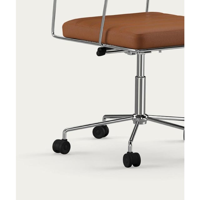 One Collection Time Chair in Chrome and Upholstery from Henrik Tengler For Sale - Image 9 of 13